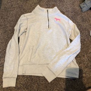 VS PINK 1/4 zip